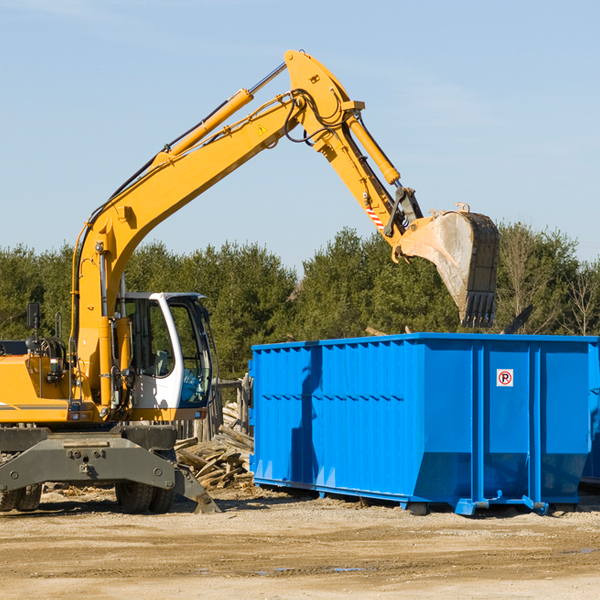 is there a minimum or maximum amount of waste i can put in a residential dumpster in Mosca